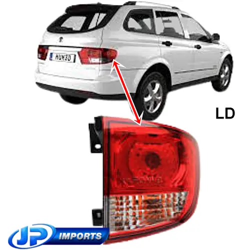 LANTERNA TRASEIRA LD PARA-LAMA SSANGYONG KYRON 8360209050 83602-09050 JP001394
