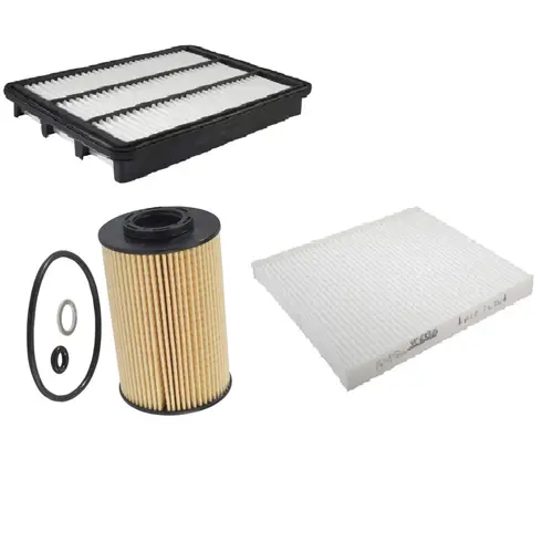 KIT FILTRO KIA MOHAVE 3.8 V6 24V GASOLINA APOS 2009 JP001562 JP001566 JP001567