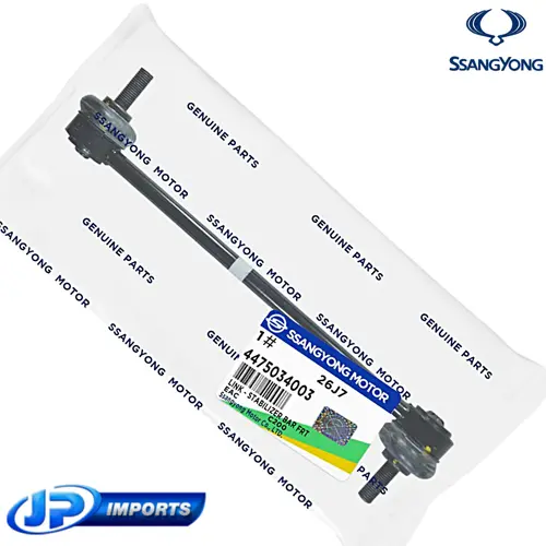 BIELETA BARRA ESTABILIZADORA DIANTEIRA SSANGYONG KORANDO APOS 2010 4475034000 44750-34000 4475034001 44750-34001 4475034003 44750-34003 JP001639 ORIGINAL