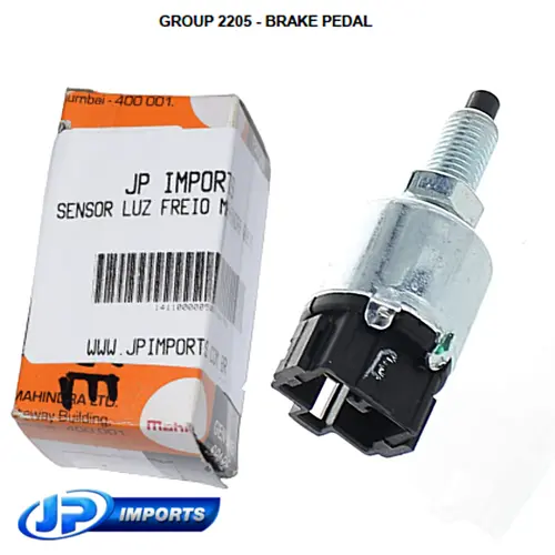 SENSOR PEDAL FREIO 4 PINOS MAHINDRA PICK-UP 2.2 SUV 2.2 SUV 2.6 0606DA0021N JP001775