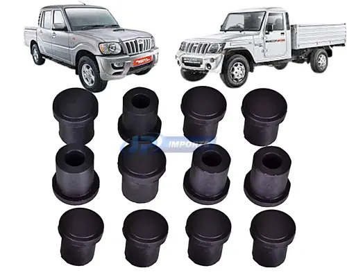 BUCHA FEIXE MOLA TRASEIRO ( JUMELO ) JOGO COM 12 PECAS MAHINDRA PICK-UP 0402BA0050N JP000125