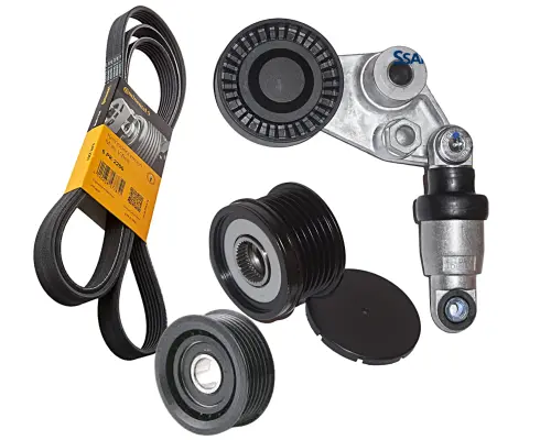KIT CORREIA CONTITECH + TODOS OS TENSOR SSANGYONG ACTYON KYRON REXTON DIESEL JP000763 JP000887 JP001429 JP001858