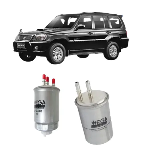 FILTRO COMBUSTIVEL ( KIT COM 02 PECAS ) HYUNDAI TERRACAN 2.9 CRDi DIESEL APOS 2001 JP000499 JP000805