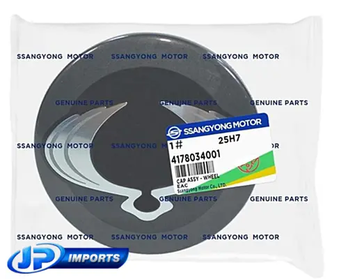 CALOTA RODA ( PRETA ) SSANGYONG KORANDO REXTON APOS 2010 4178034001 41780-34001 JP002080