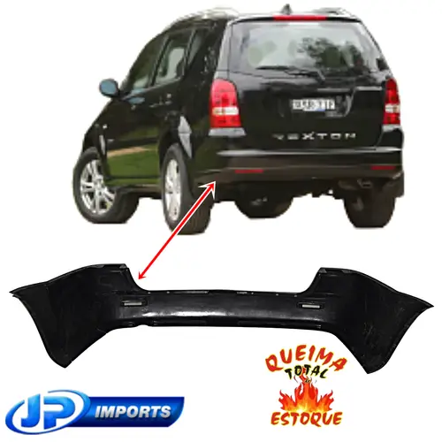 PARACHOQUE TRASEIRO SSANGYONG REXTON 7881008000 78810-08000 JP002178 USADO