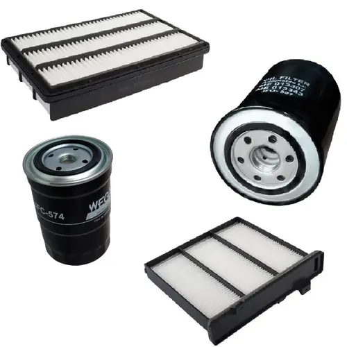 KIT FILTRO PAJERO FULL 3.2 TD HPE DIESEL APOS 2002 JP000636 JP000854 JP001055 JP001056