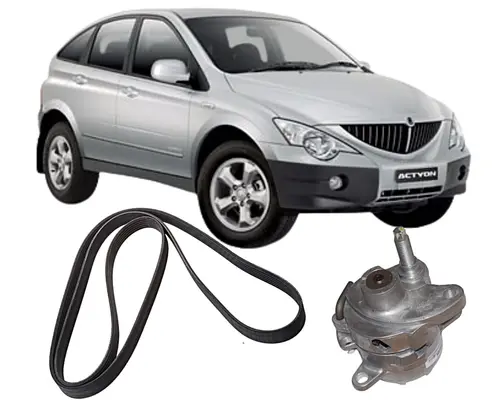 KIT CORREIA POLI V + TENSOR SSANGYONG ACTYON SUV 2.3 GASOLINA JP001275 JP001557