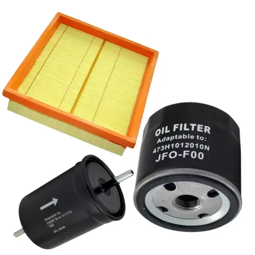 KIT FILTRO CHERY FACE 1.3 16V APOS 2010 REVISAO JP002384 JP002390 JP002391