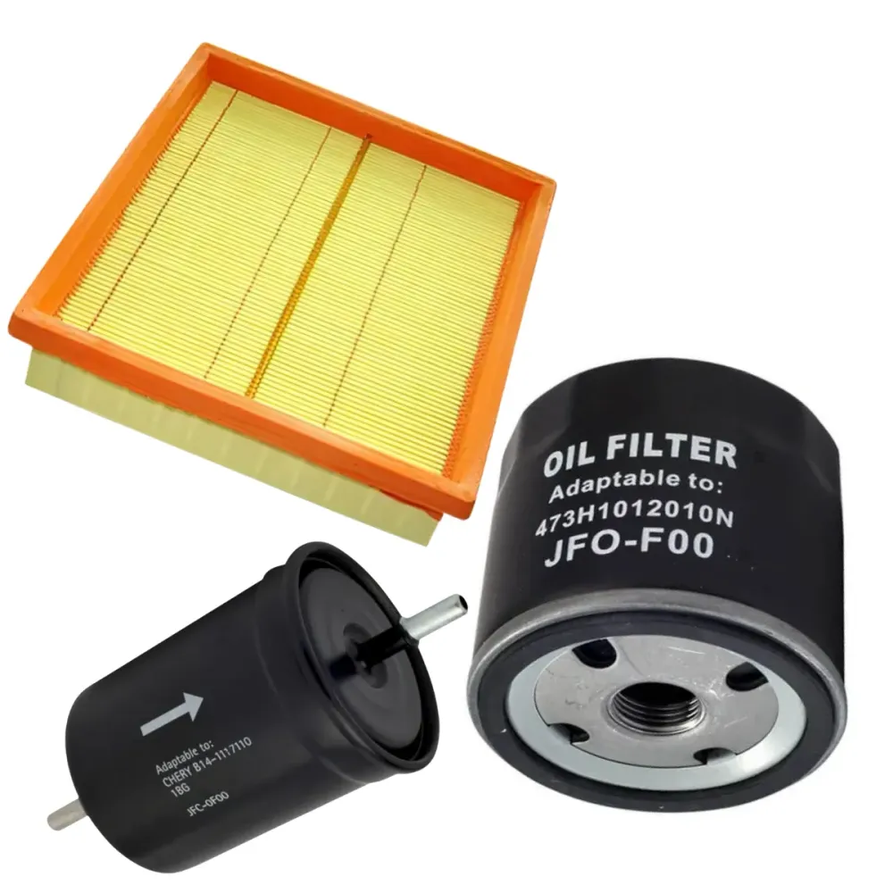 KIT FILTRO CHERY FACE 1.3 16V APOS 2010 REVISAO JP002384 JP002390 JP002391