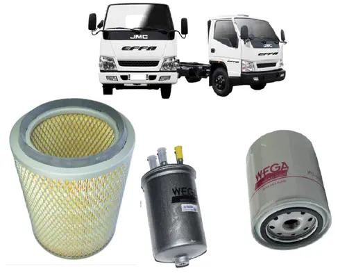 KIT FILTRO EFFA JMC N900 2.8 DIESEL APOS 2011 500575 500388 500285 500304 JP000297 JP000442 JP004526