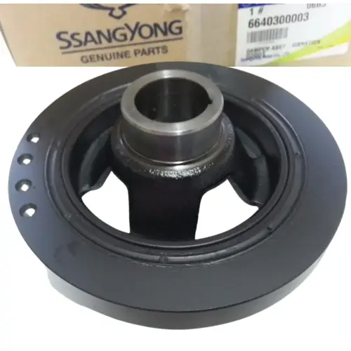 POLIA VIRABREQUIM SSANGYONG ACTYON KYRON REXTON DIESEL 6640300003 66403-00003 JP000276