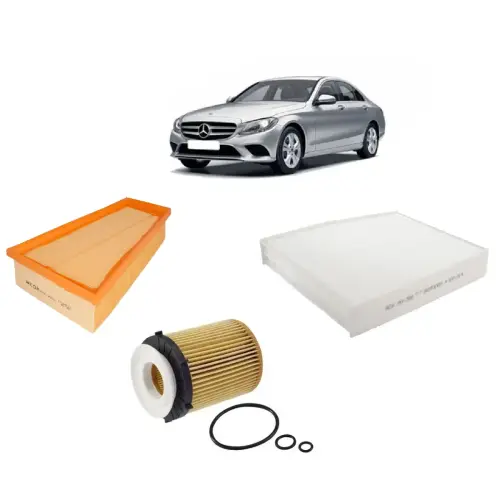 KIT FILTRO MERCEDES CLASSE A200 B200 GLA200 GLA250 PARA REVISAO JP001726 JP002505 JP002506