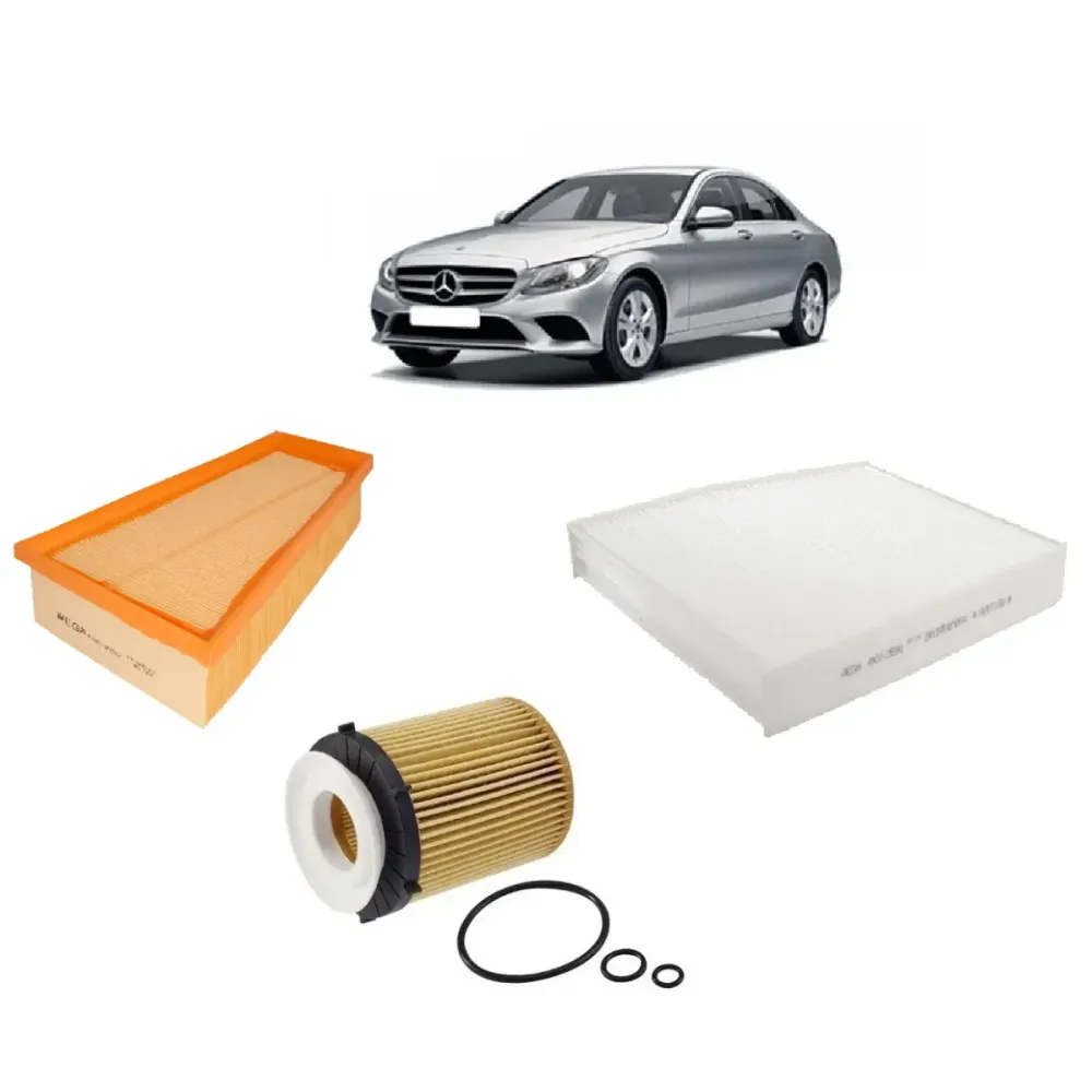 KIT FILTRO MERCEDES CLASSE A200 B200 GLA200 GLA250 PARA REVISAO JP001726 JP002505 JP002506