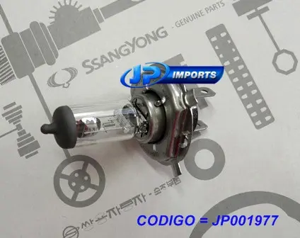 LAMPADA FAROL SSANGYONG ACTYON SUV ACTYON SPORT ACTYON NEW 66182-65301 96610-60550 JP001977 JOGO COM 02 PECAS