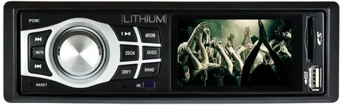 RADIO LITHIUM LT600DVD AM FM MP3 USB DVD 4 SAIDA 25 WATS JP002535