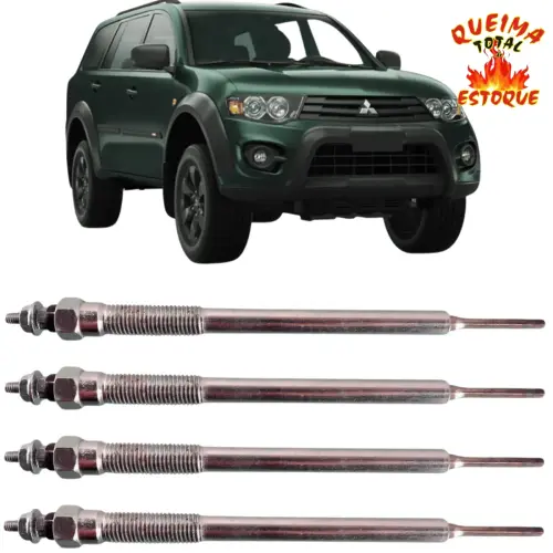 VELA AQUECEDORA ( JOGO ) MITSUBISHI L200 TRITON PAJERO FULL 3.2 DI-D ATE 2006 ME203539 JP002546