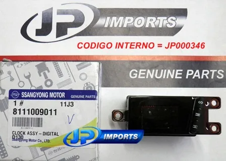 RELOGIO DIGITAL SSANGYONG ACTYON SPORT KYRON 8111009011 81110-09011 JP000346