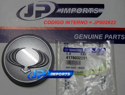 CALOTA RODA ARO 18 9 CM SSANGYONG ACTYON SPORT 4178032201 41780-32201 JP002622 ORIGINAL