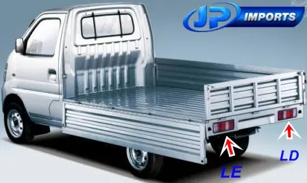 LANTERNA TRASEIRA LE CHANA PICK-UP CABINE SIMPLES E ESTENDIDA JP002653