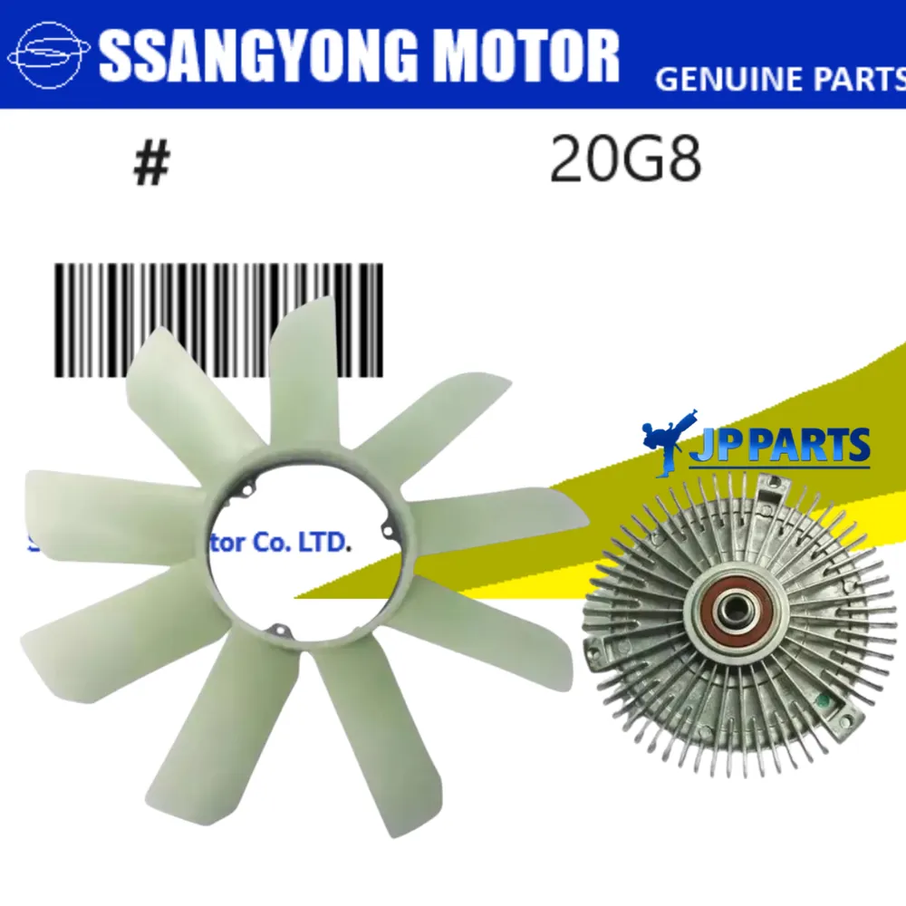 KIT HELICE + POLIA VISCOSA SSANGYONG ACTYON SUV ACTYON SPORT KYRON REXTON DIESEL
