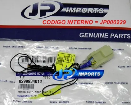 CABO ADAPTADOR SENSOR PEDAL FREIO SSANGYONG ACTYON KYRON REXTON 8299934010 82999-34010 JP000229