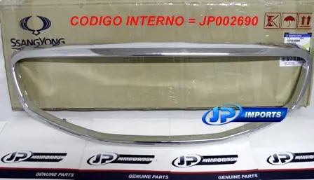 MOLDURA CROMADA DA GRADE RADIADOR SSANGYONG KORANDO 7875234000 78752-34000 JP002690