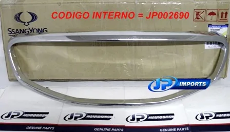 MOLDURA CROMADA DA GRADE RADIADOR SSANGYONG KORANDO 7875234000 78752-34000 JP002690