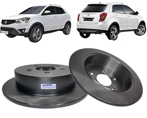 DISCO FREIO TRASEIRO JOGO SSANGYONG KORANDO 4WD 4X4 APOS 2010 4840134100 4840134101 48401-34100 48401-34101 JP002760 - DISCO 284mm