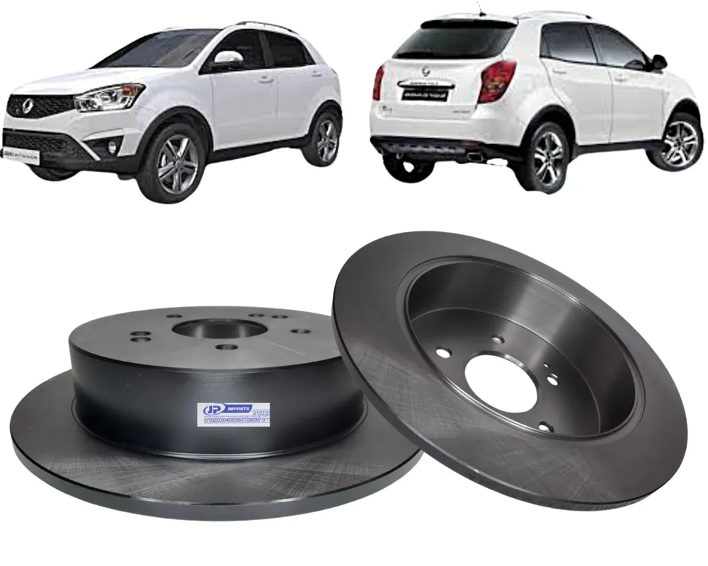 DISCO FREIO TRASEIRO JOGO SSANGYONG KORANDO 4WD 4X4 APOS 2010 4840134100 4840134101 48401-34100 48401-34101 JP002760 - DISCO 284mm