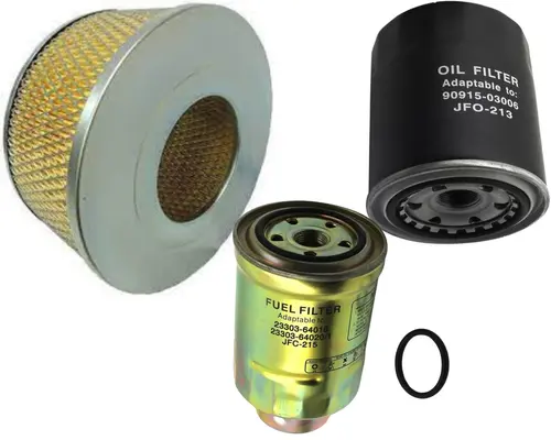 KIT FILTRO TOYOTA HILUX 2.7 16V 3.0 8V 5LE 116CV 2001 A 2005 JP000921 JP001267 JP002283