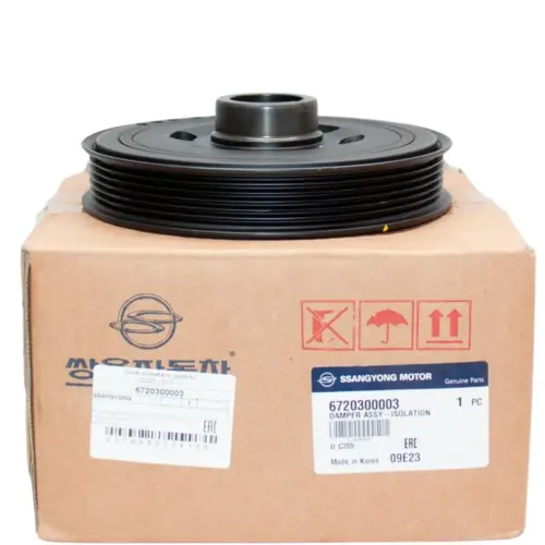 POLIA VIRABREQUIM SSANGYONG ACTYON NEW APOS 2012 KORANDO APOS 2010 6710300303 67103-00303 JP002774
