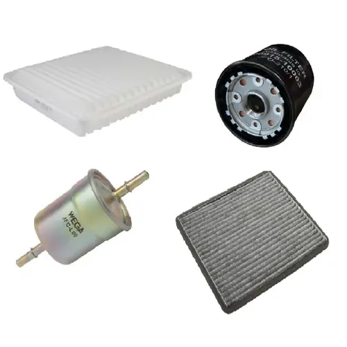 KIT FILTRO LIFAN X60 1.8 16V APOS 2013 A 2017 JP000483 JP001269 JP002249 JP002251