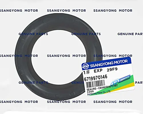 RETENTOR DIANTEIRO MOTOR SSANGYONG ACTYON NEW SPORT KORANDO APOS 2010 6719970146 67199-70146 JP002808 ORIGINAL