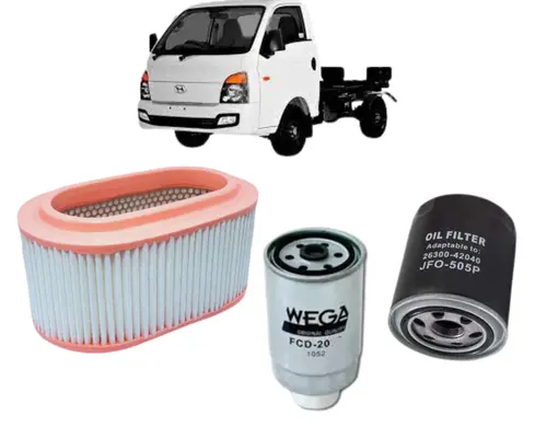KIT FILTRO HYUNDAI HR 2.5 16V TCI DIESEL 2013 A 2015 JP000436 JP001415 JP002284