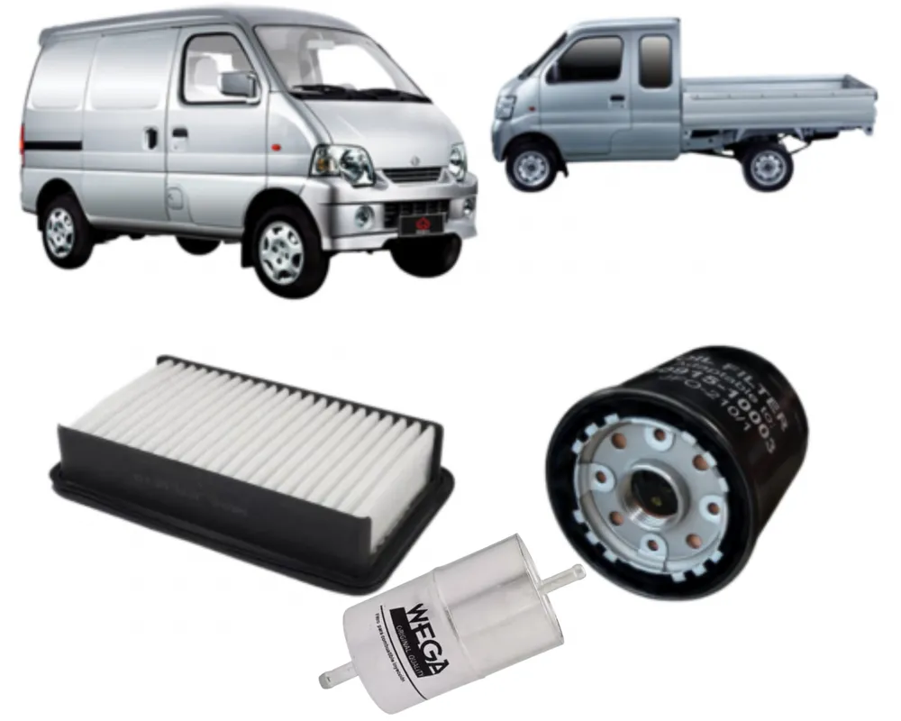 KIT FILTRO CHANGAN CHANA VAN PICK-UP SHINERAY VAN PICK-UP A7 A9 T20 T22 JP000461 JP000483 JP000550