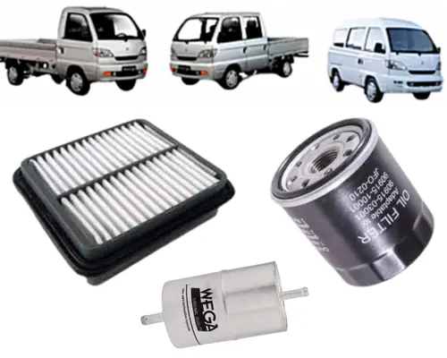 KIT FILTRO EFFA HAFEI CN AUTO TOWNER JUNIOR JP000483 JP000550 JP000807