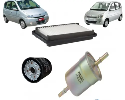 KIT FILTRO EFFA M100 1.0 8V APOS 2006 JP000483 JP000552 JP000983