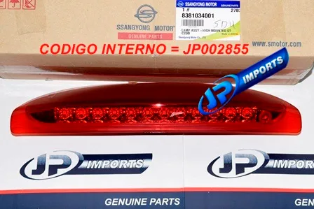 LANTERNA AEROFOLIO TRASEIRO BREAK LIGHT SSANGYONG KORANDO APOS 2010 8381034001 83810-34001 JP002855