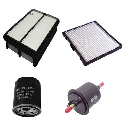 KIT FILTROS JAC J5 1.5 16V APOS 2012 JP002278 JP002281 JP002754 JP003515