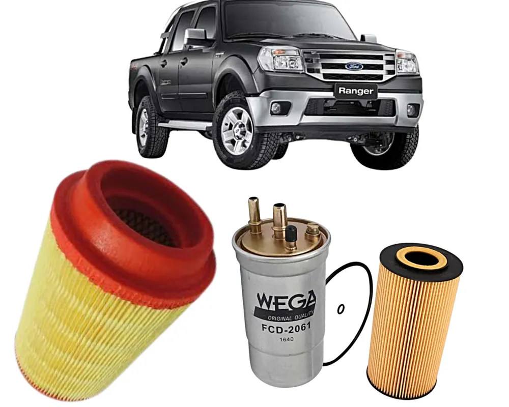 KIT FILTRO FORD RANGER 3.0 POWER STROKE 2005 A 2007 JP000768 JP002097 JP002159