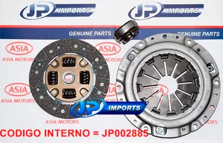 KIT EMBREAGEM ASIA TOWNER 0,8L 3CC 6V 1992 A 1998 JP002885