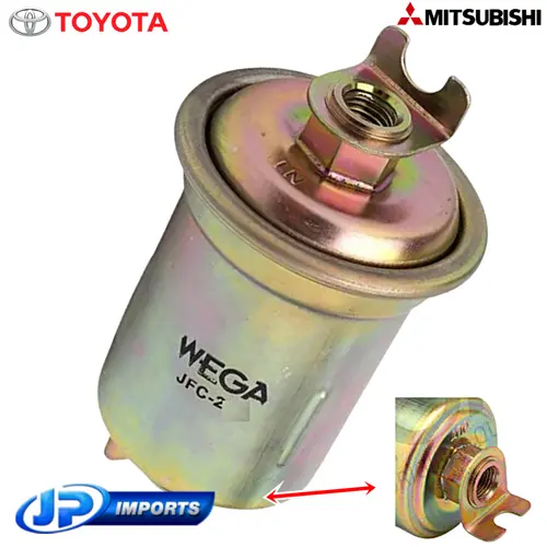 FILTRO COMBUSTIVEL MITSUBISHI PAJERO 3.0 V6 GASOLINA APOS 2003 TOYOTA PREVIA 2.4 GASOLINA DE 1990 A 2000 MB658689 JP002663