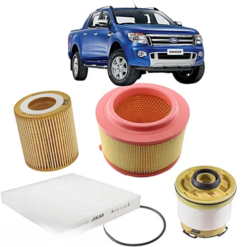 KIT FILTRO FORD RANGER 2.2 RANGER 3.2 APOS 2011 JP000026 JP000086 JP000093 JP000116