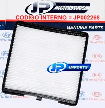 FILTRO CABINE KIA PICANTO 1.0 APOS 11 9713307010 97133-07010 JP002268