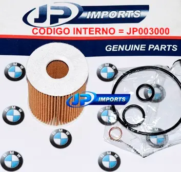 FILTRO LUBRIFICANTE BMW 118i 120i 318i 320i X1 Z4 11427501676 11427508969 JP003000 (/)
