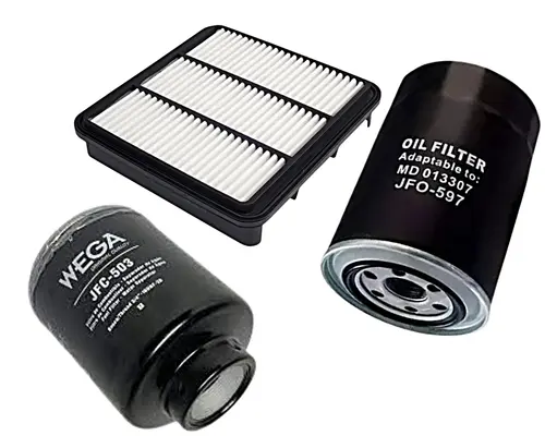 KIT FILTRO MITSUBISHI L200 TRITON 3.2 TDI TURBO DIESEL DE 2008 A 2010 JP000854 JP000918 JP001652