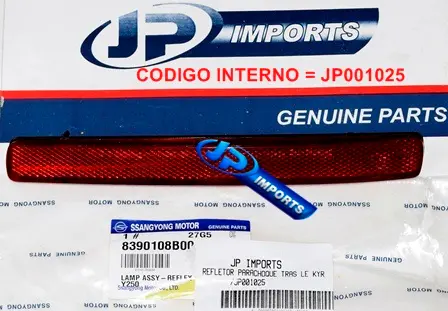 REFLETOR LE PARACHOQUE TRASEIRO SSANGYONG KYRON REXTON 8390108B00 83901-08B00 JP001025