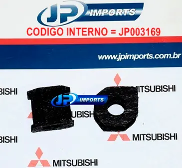BUCHA BARRA ESTABILIZADORA DIANTEIRA LATERAL MITSUBISHI L200 SPORT APOS 2003 MR150767 JP003169 JOGO COM 02