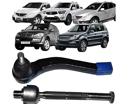 TERMINAL DIRECAO LE + BARRA AXIAL DIRECAO SSANGYONG ACTYON KYRON REXTON JP000065 JP000703