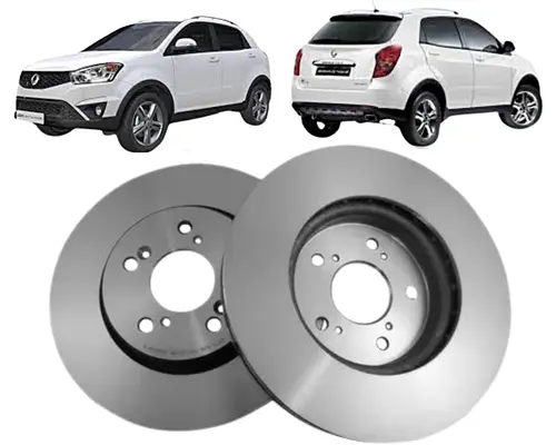 DISCO FREIO DIANTEIRO JOGO SSANGYONG KORANDO 2.0 APOS 2010 4144134000 41441-34000 4144134001 41441-34001 JP002852